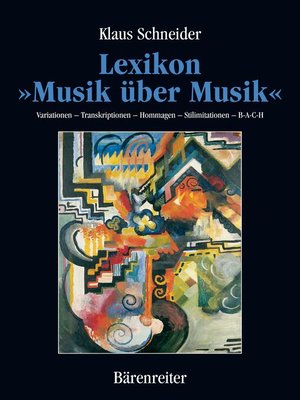 cover image of Lexikon "Musik über Musik"
